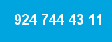 924 744 43 11